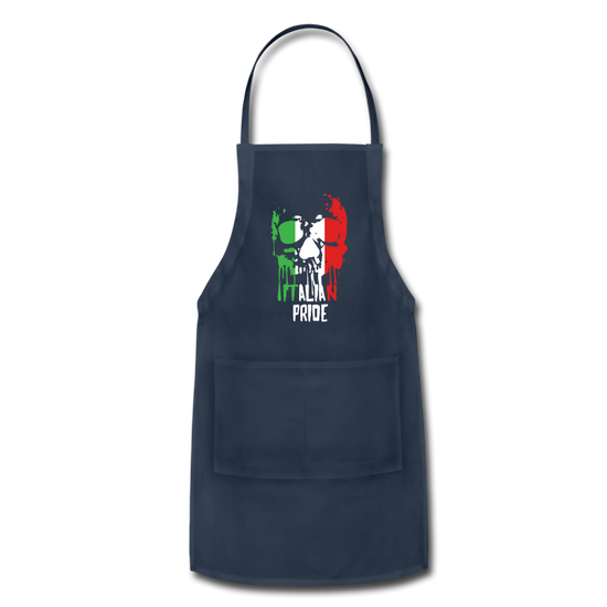 Italian Pride Apron - navy