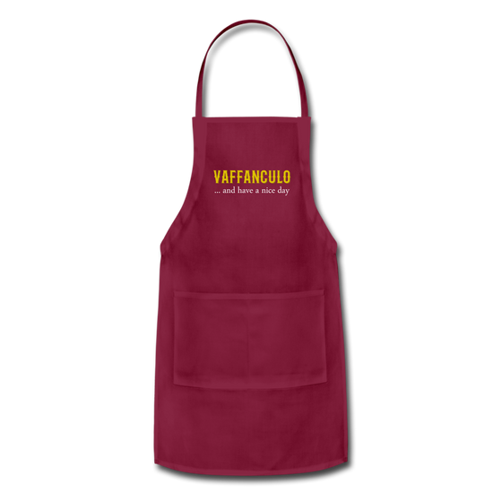 Vaffanculo... and have a nice day Apron - burgundy