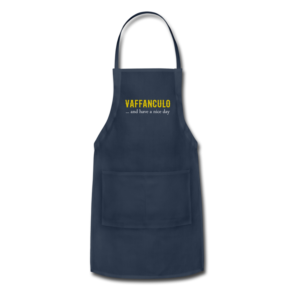 Vaffanculo... and have a nice day Apron - navy