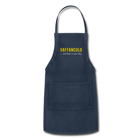 Vaffanculo... and have a nice day Apron - navy