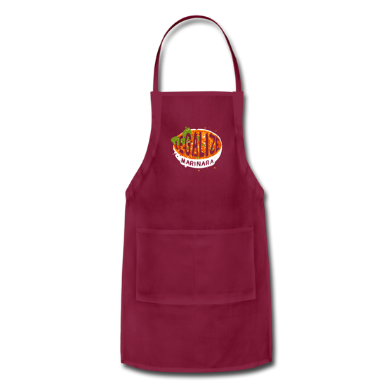 Legalize marinara Italians Apron - burgundy