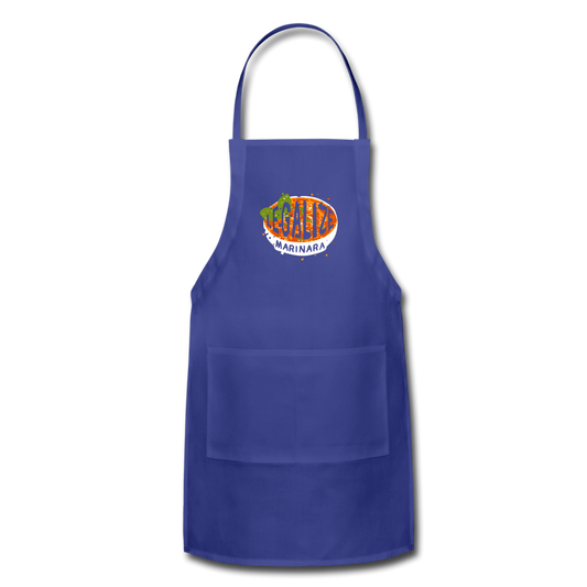 Legalize marinara Italians Apron - royal blue