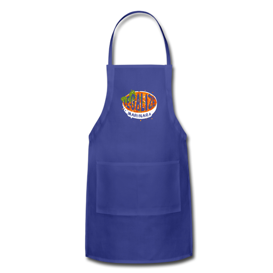 Legalize marinara Italians Apron - royal blue