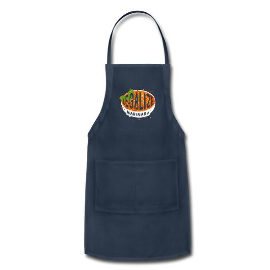 Legalize marinara Italians Apron - navy