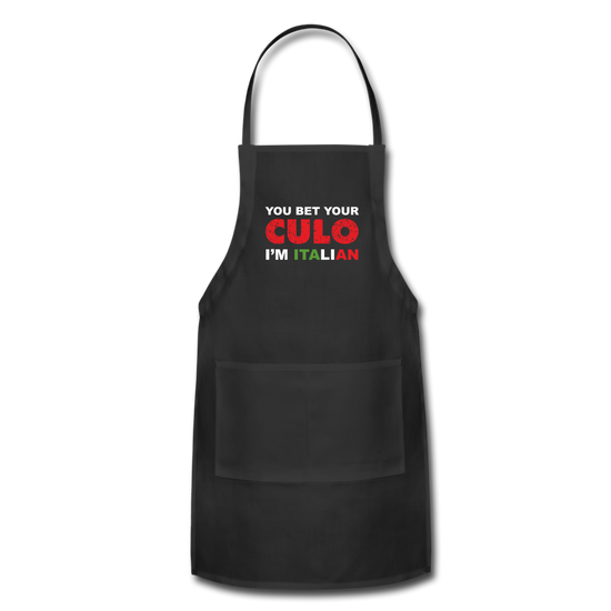 You bet your culo I'm Italian Apron - black