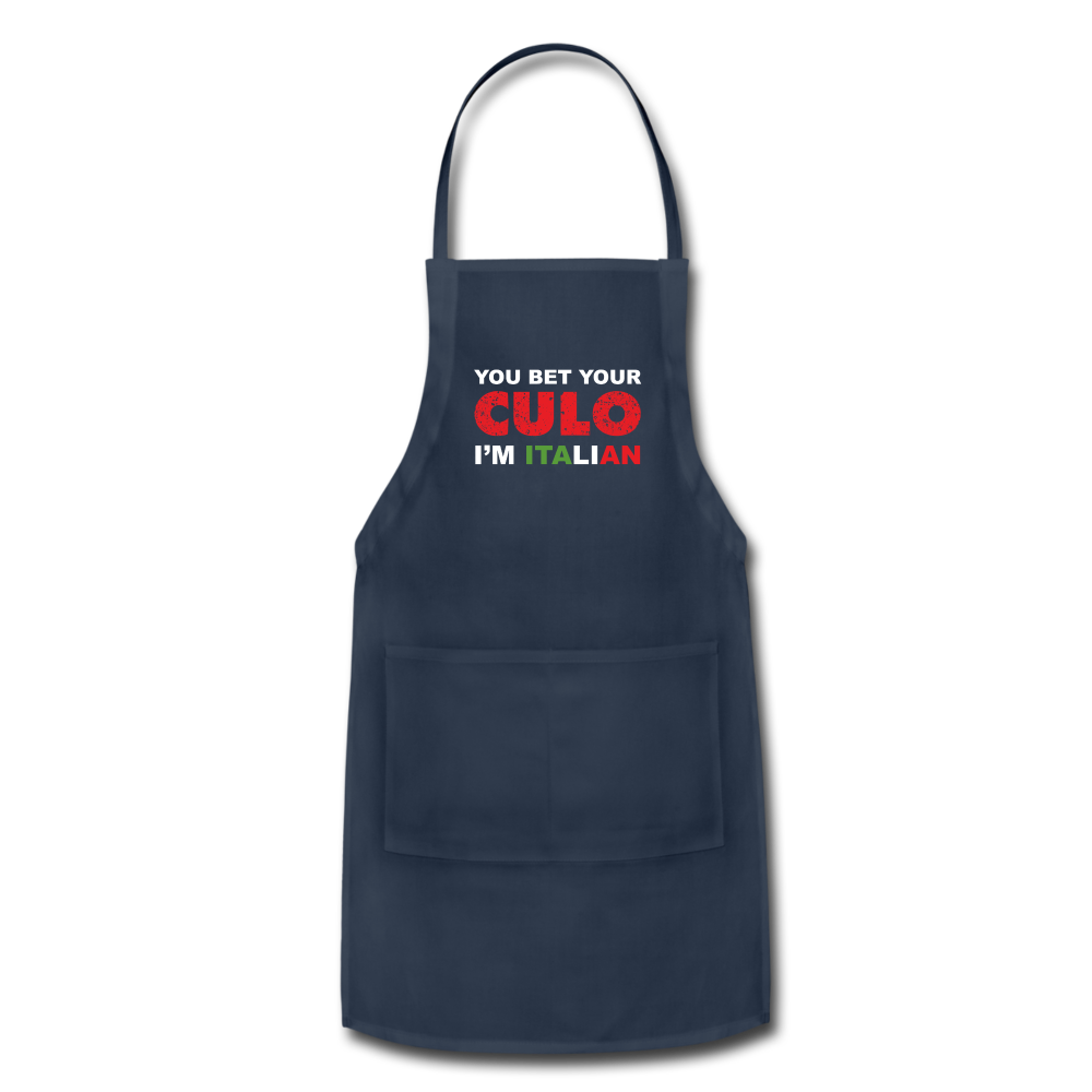 You bet your culo I'm Italian Apron - navy
