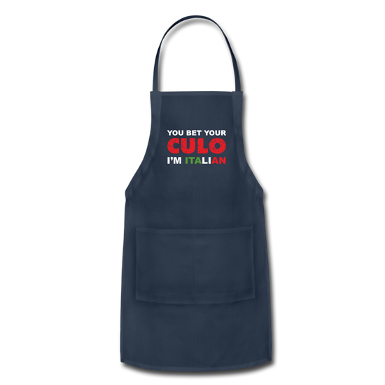 You bet your culo I'm Italian Apron - navy