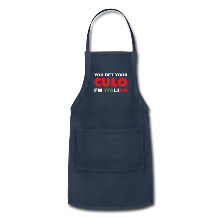 You bet your culo I'm Italian Apron - navy