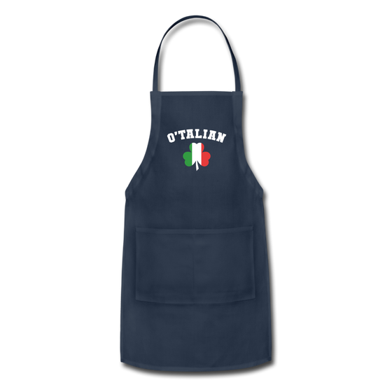 O'talian St. Patrick's Apron - navy