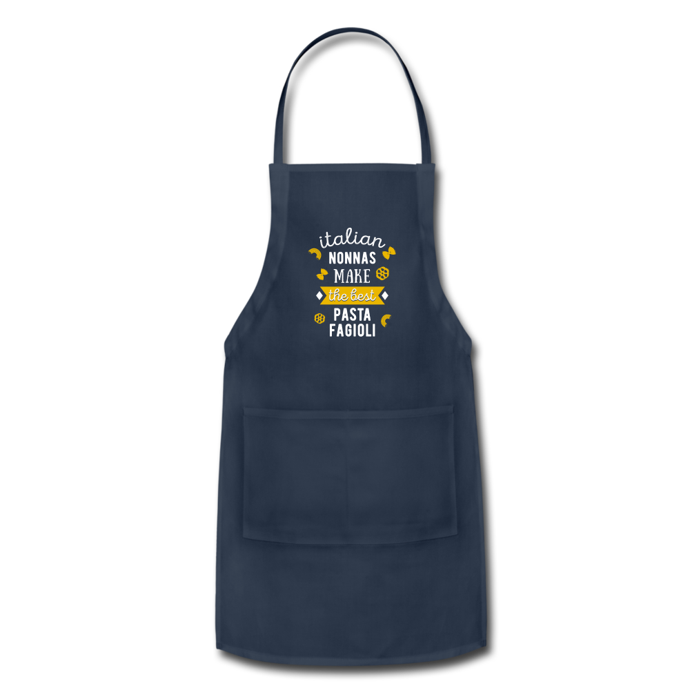 Italian nonnas make the best pasta fagioli Apron - navy
