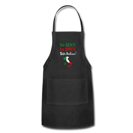 So sexy, So Italian Apron - black