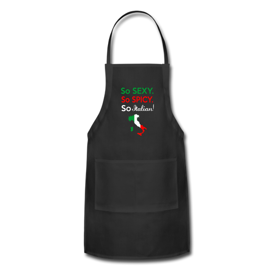 So sexy, So Italian Apron - black