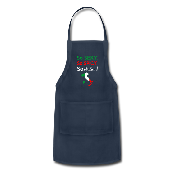 So sexy, So Italian Apron - navy