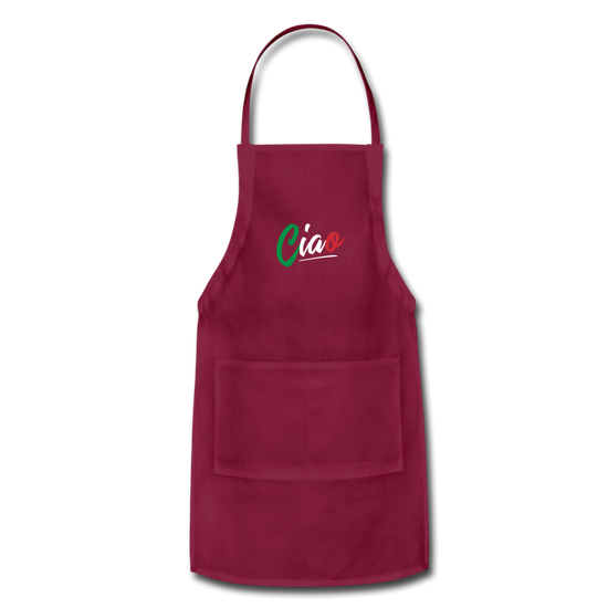 Ciao Apron - burgundy