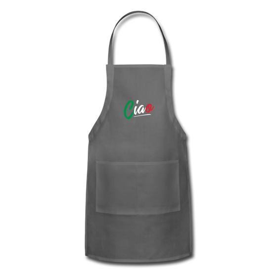 Ciao Apron - charcoal