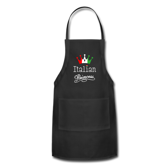 Italian Princes Apron - black