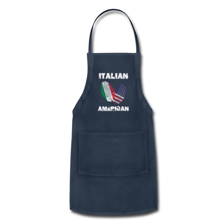 Italian American Apron - navy