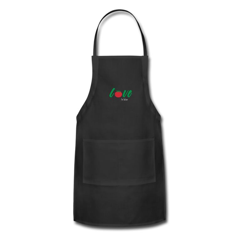 Love I'm Italian Apron - black