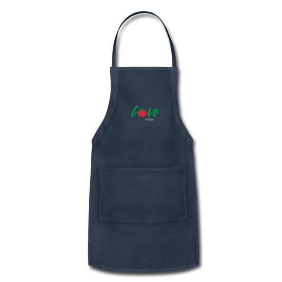 Love I'm Italian Apron - navy