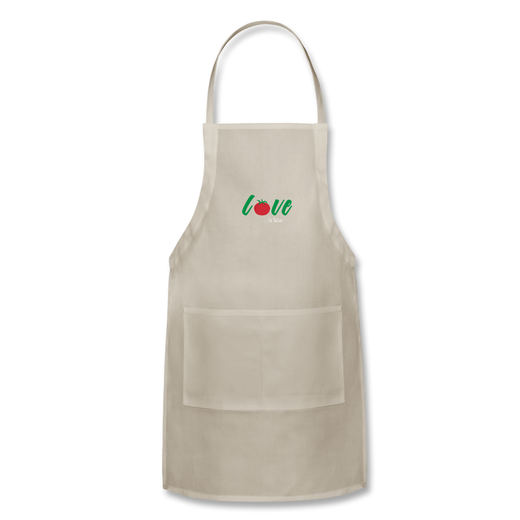 Love I'm Italian Apron - natural