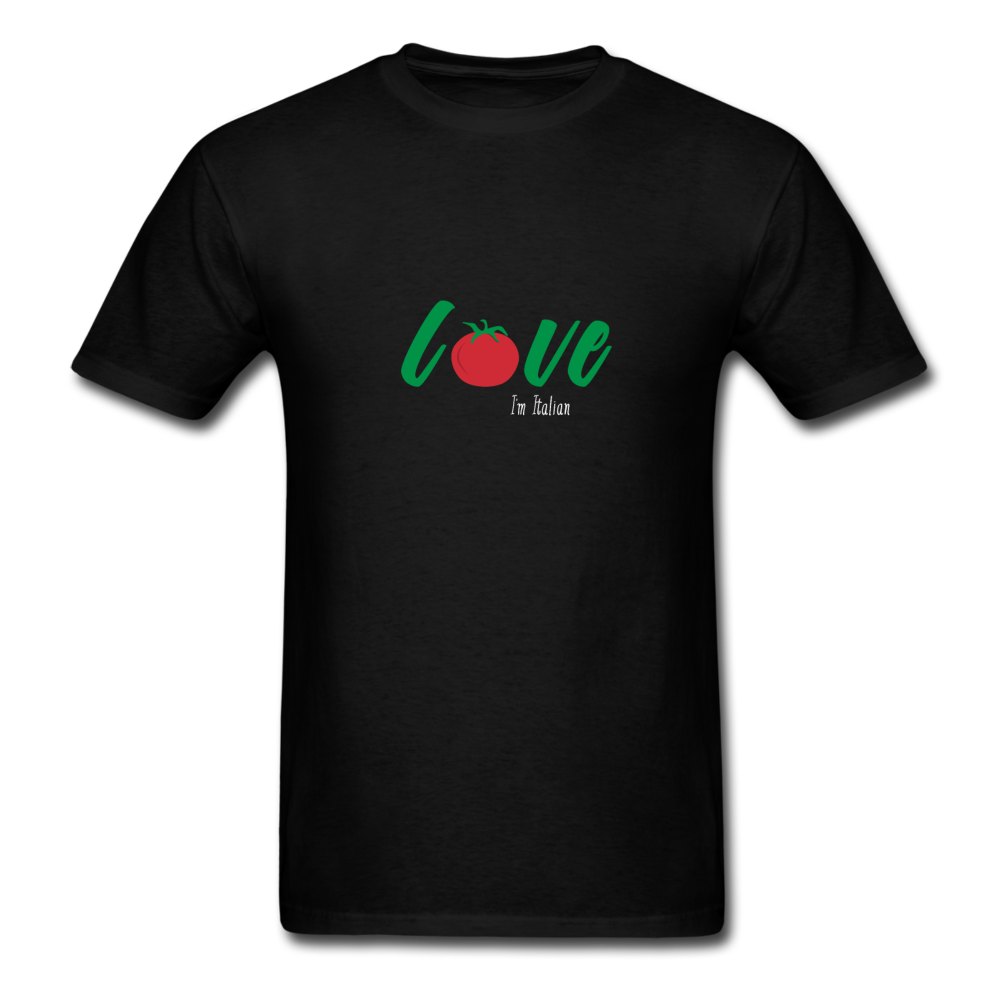 Love I'm Italian T-shirt - black