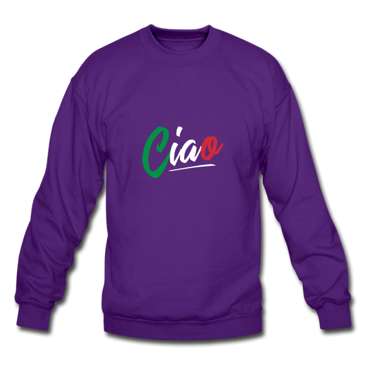 Ciao Crewneck Sweatshirt - purple