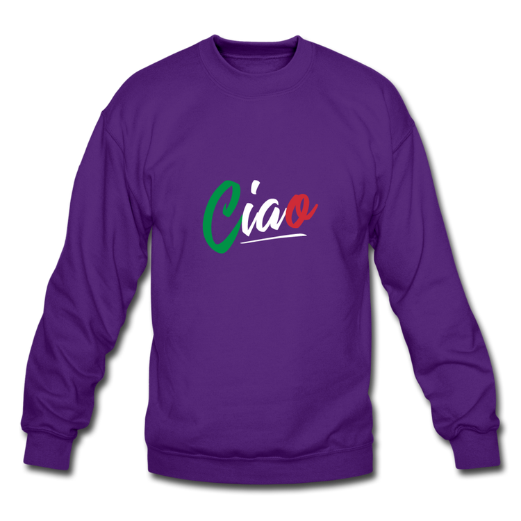 Ciao Crewneck Sweatshirt - purple