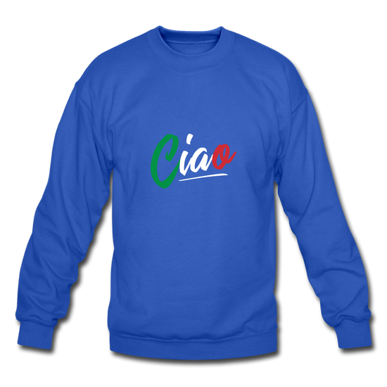 Ciao Crewneck Sweatshirt - royal blue