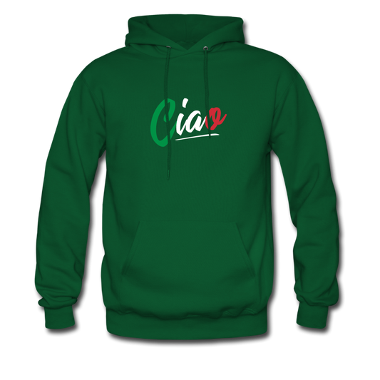 Ciao Unisex Hoodie - forest green