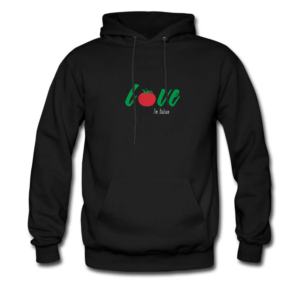 Love I'm Italian Unisex Hoodie - black