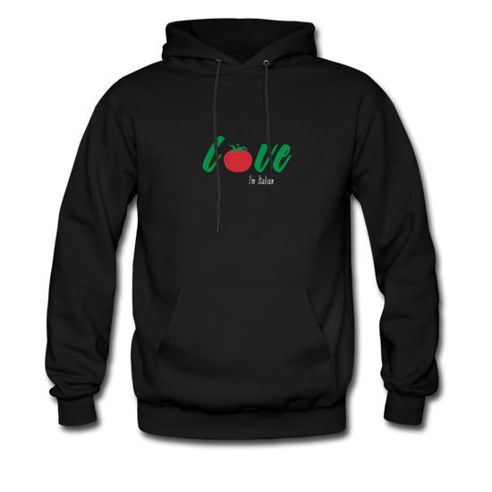 Love I'm Italian Unisex Hoodie - black