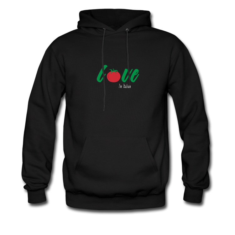 Love I'm Italian Unisex Hoodie - black