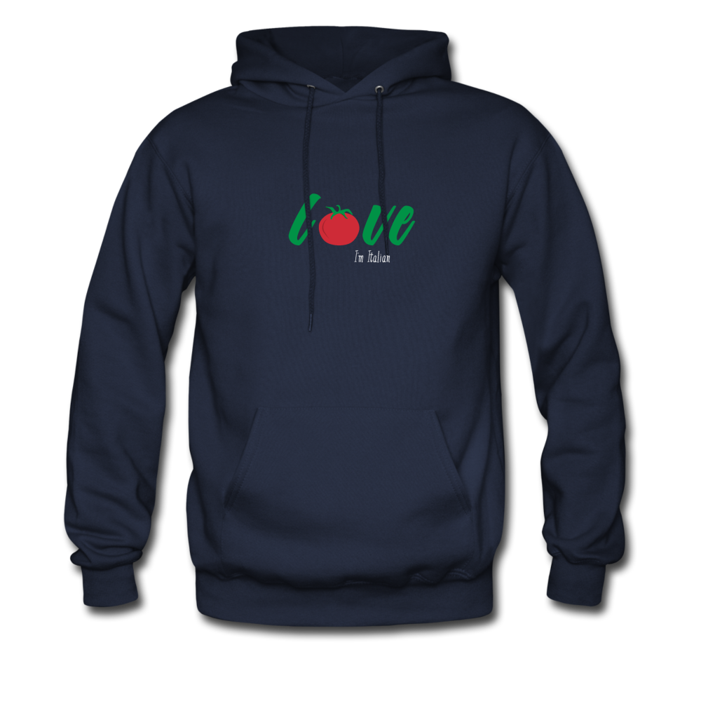 Love I'm Italian Unisex Hoodie - navy
