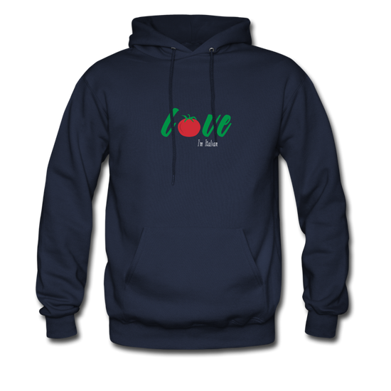 Love I'm Italian Unisex Hoodie - navy