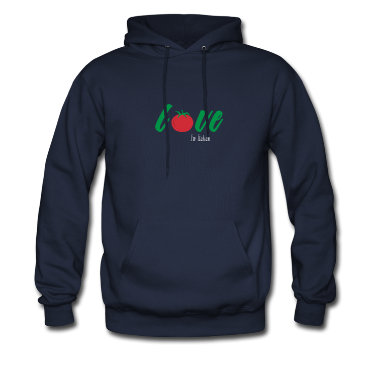 Love I'm Italian Unisex Hoodie - navy