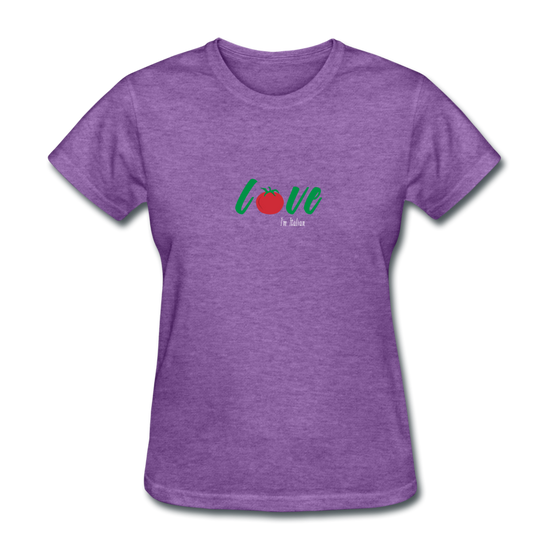 Love I'm Italian Women's T-Shirt - purple heather