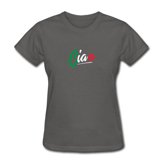 Ciao Women's T-Shirt - charcoal