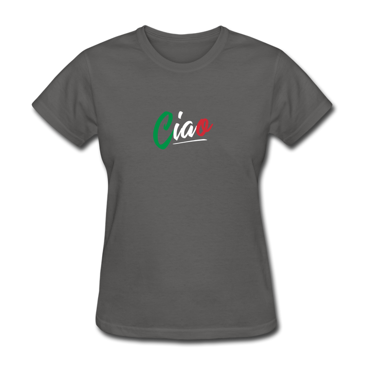 Ciao Women's T-Shirt - charcoal