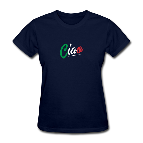 Ciao Women's T-Shirt - navy