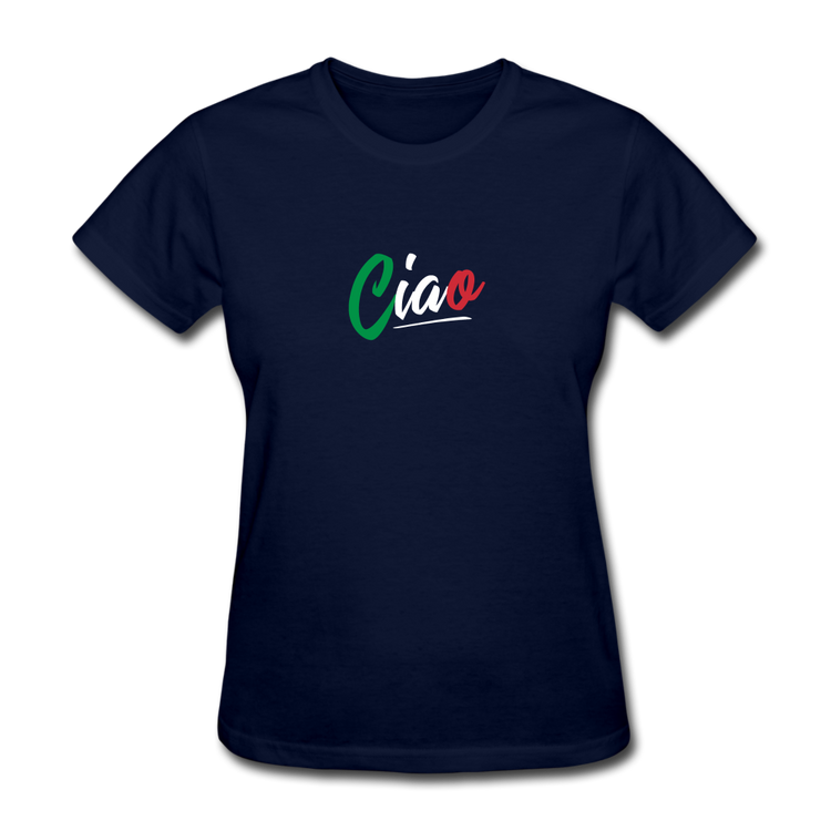 Ciao Women's T-Shirt - navy