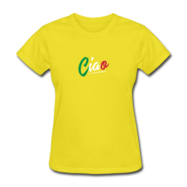 Ciao Women's T-Shirt - yellow