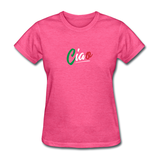 Ciao Women's T-Shirt - heather pink