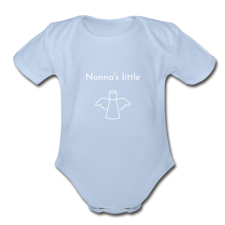 Nonna's little angel Organic Onesie - sky