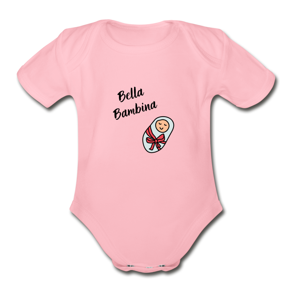 Bella bambina Organic Onesie - light pink