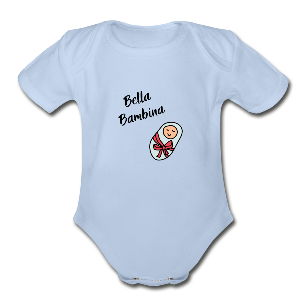 Bella bambina Organic Onesie - sky