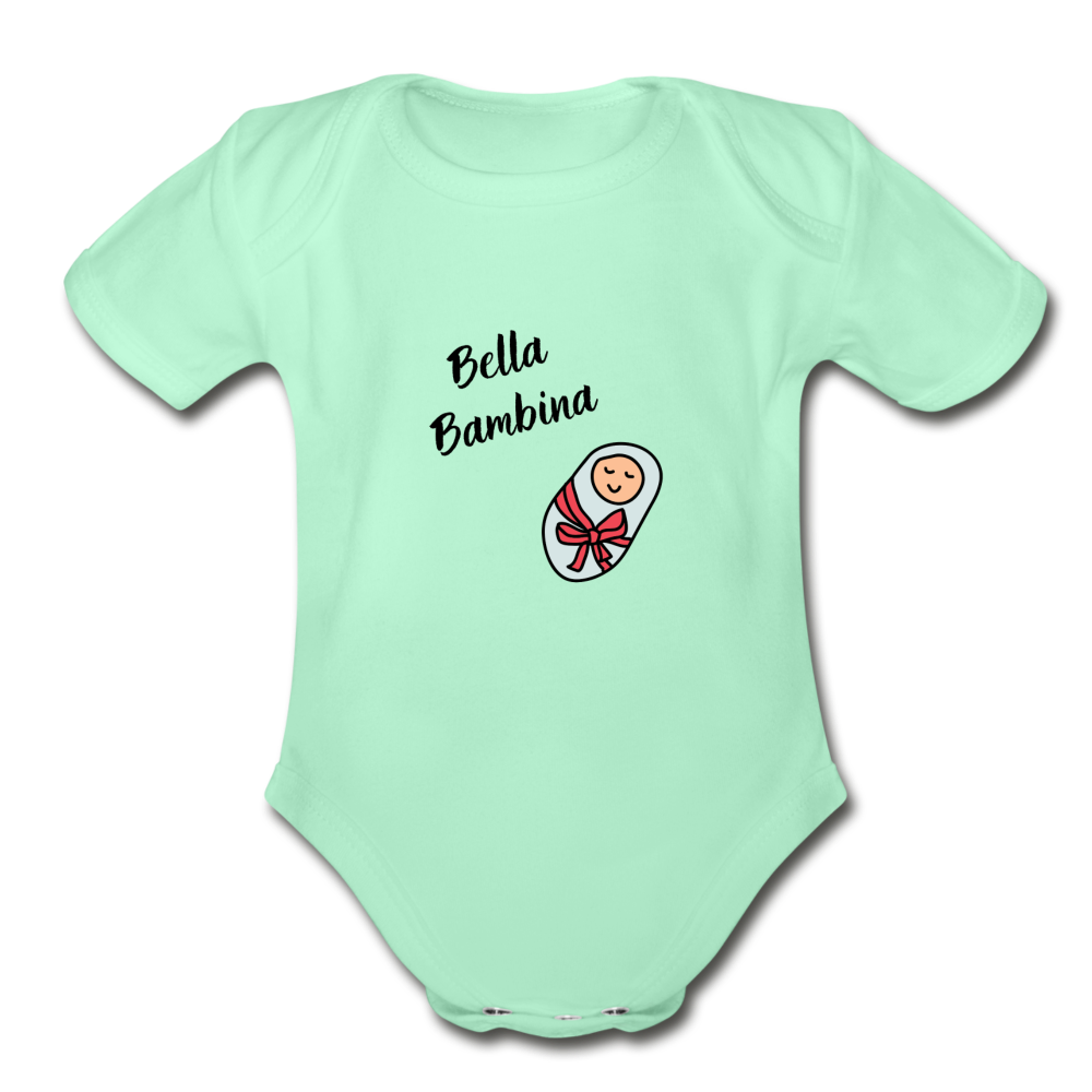 Bella bambina Organic Onesie - light mint