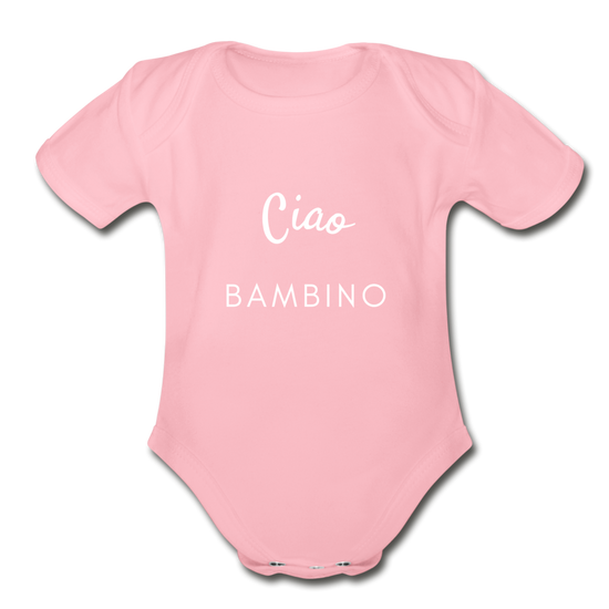 Ciao Bambino Organic Onesie - light pink