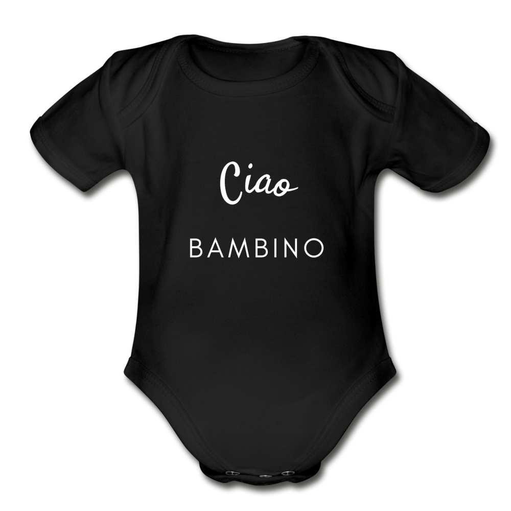 Ciao Bambino Organic Onesie - black
