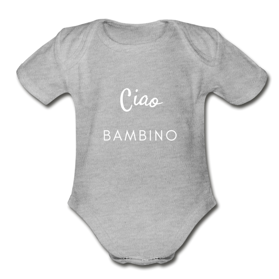 Ciao Bambino Organic Onesie - heather gray