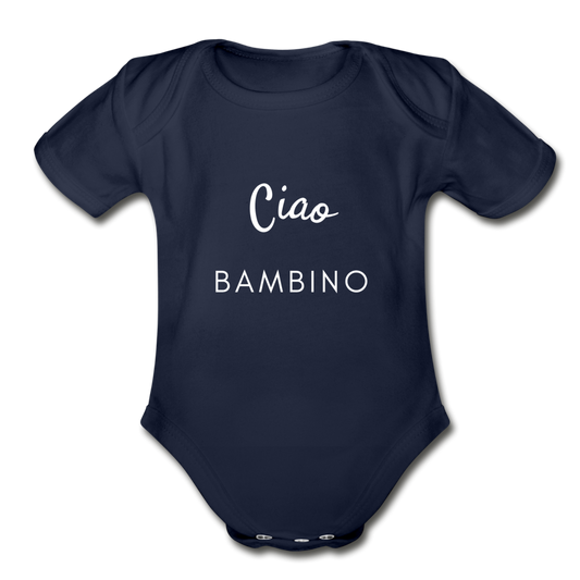 Ciao Bambino Organic Onesie - dark navy